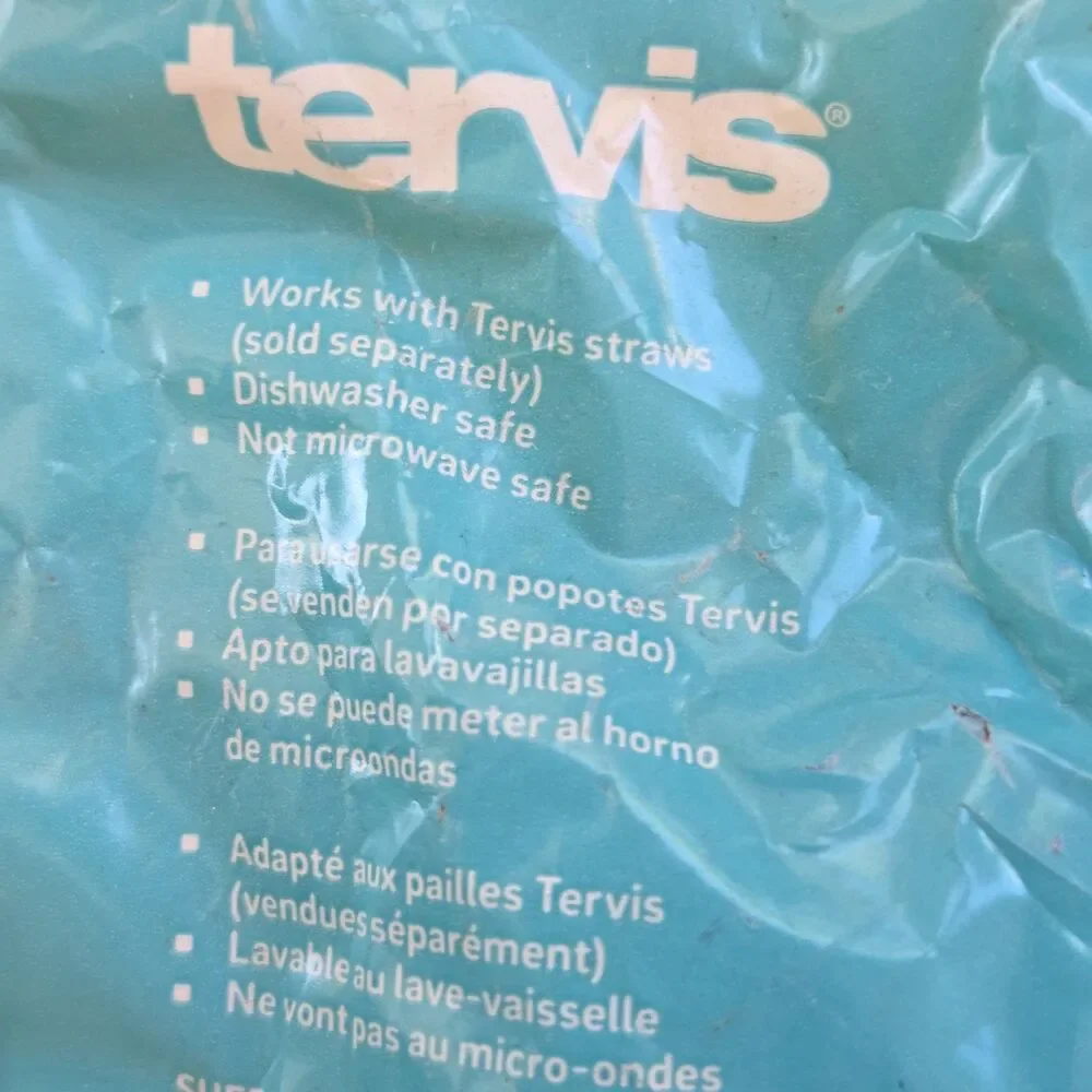 Lot of 3 Replacement Genuine Tervis Tumbler Travel LIDS w/ Slider Blue 24Oz NEW